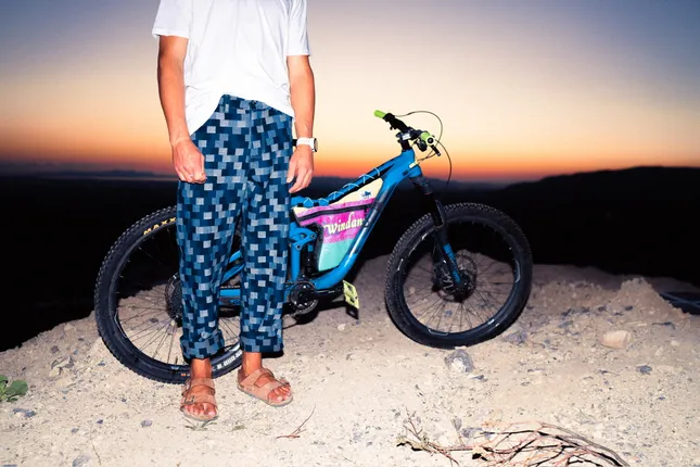 Malware denim pixel pant