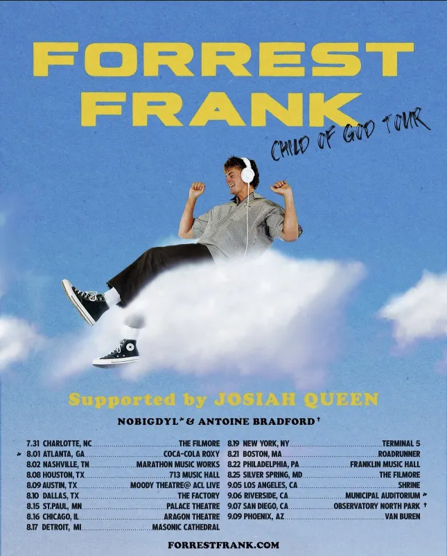 Forest Frank - Child Of God Tour And Album Rollout