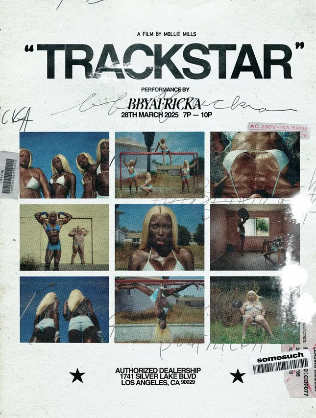 BBYAFRICKA "Trackstar" Film Premiere Poster