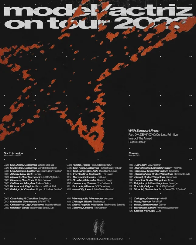 Model/Actriz - Tour Poster & Merch