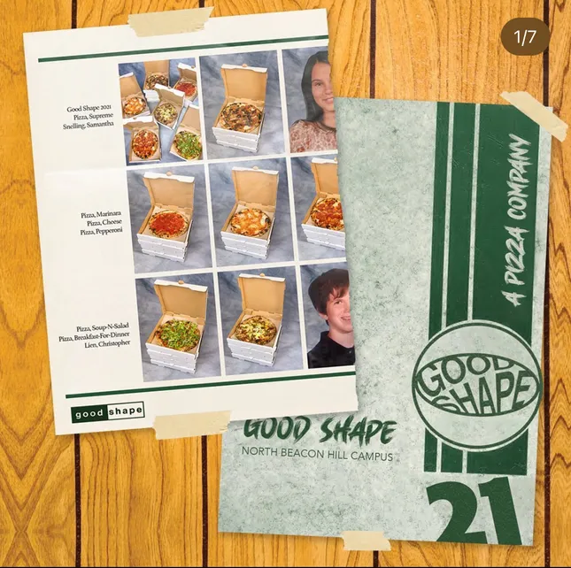 Good Shape Pizza Yearbook