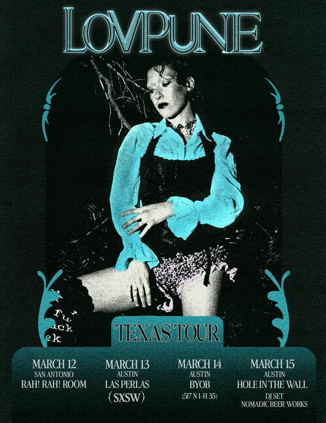 Tour Flyer, Show Flyer for Lovpune