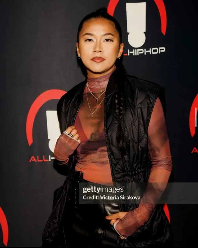 Roann Mesina (R&B artist) for allhiphop event, Los Angeles.