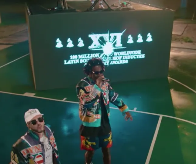 SAINt JHN x Dynasty on Jimmy Kimmel Live - Stage motion graphics