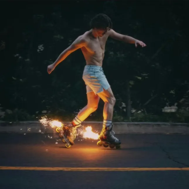 BENSON BOONE : "FIREWORKS & ROLLERBLADES" ALBUM ARTWORK