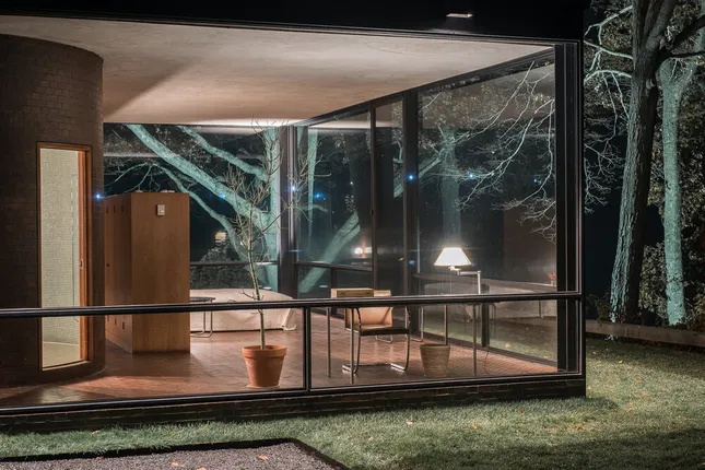 The Glass House "Seasons" for Architectural Digest