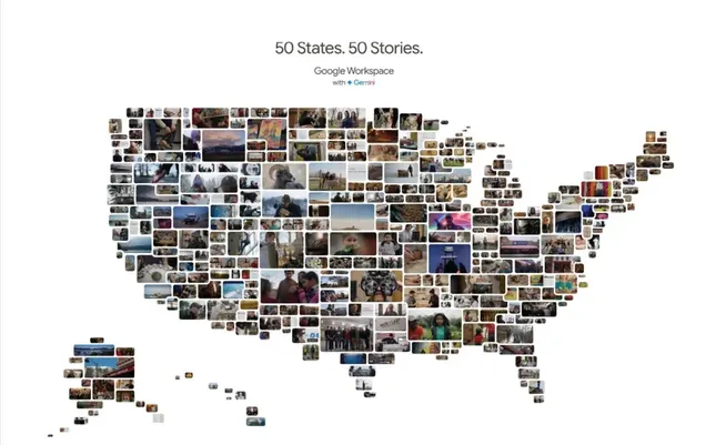 Google Gemini: 50 States 50 Stories