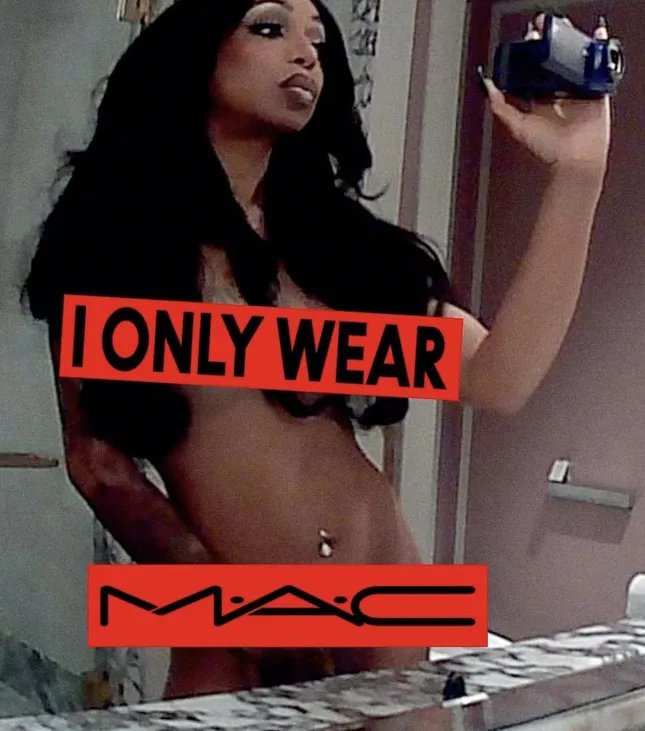 I ONLY WEAR MAC Nudes Campaign ft Tiffany “New York” Pollard