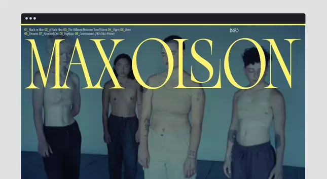 Max Olson Website
