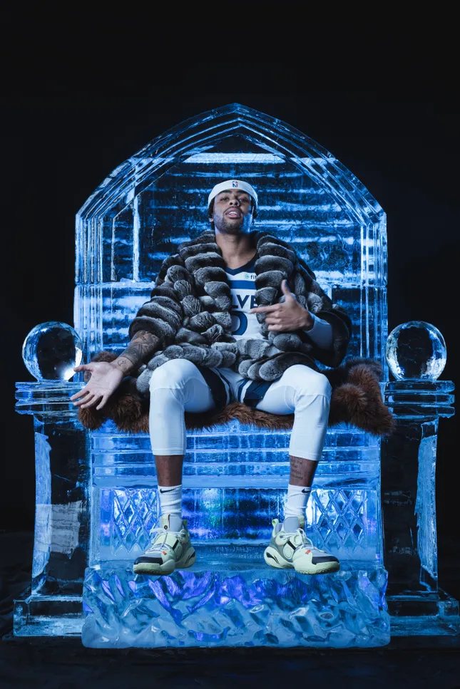 D'angelo Russell for the Minnesota Timberwolves