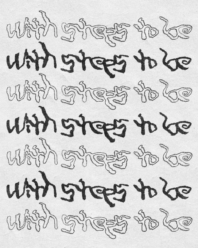 Hand-drawn type design