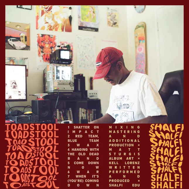 Toadstool visuals - album cover, canvas animations