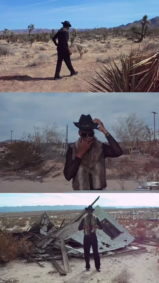 abandoned in the desert