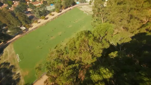 Cal Men's Soccer Team FPV Training