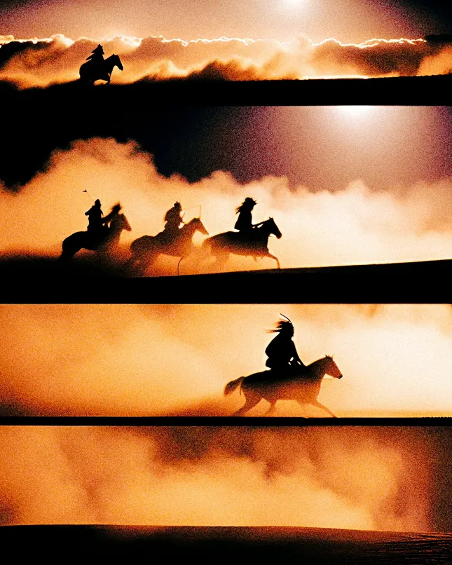 Visuals for RawDawg Run Club “midnight rodeo” campaign