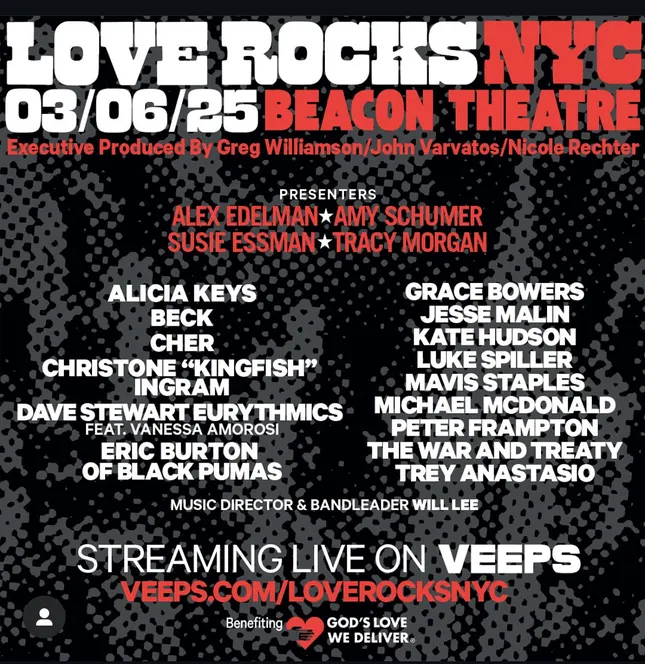 9th Annual Love Rocks NYC livestream