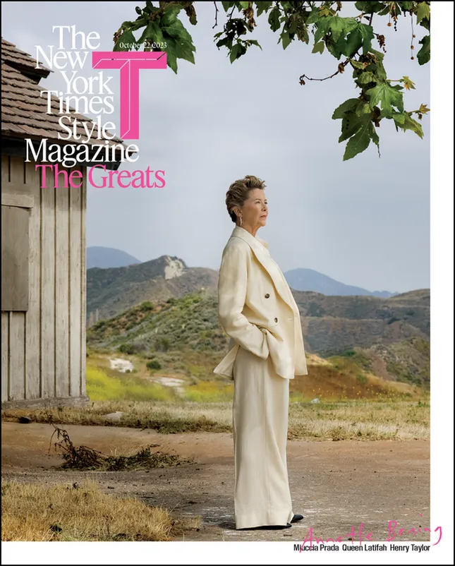 Annette Bening - T Magazine