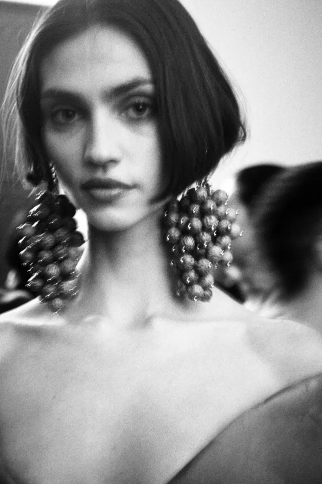 Backstage analog photography FW24 Balmain