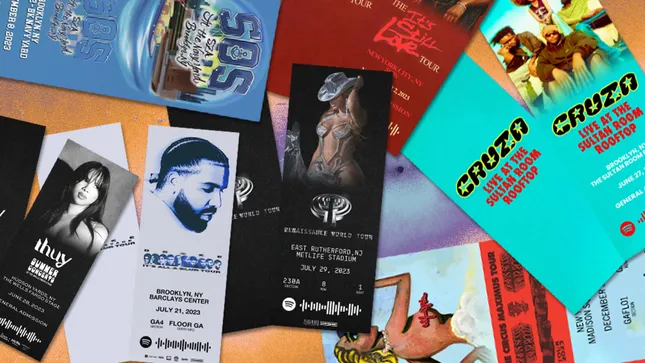 Commemorative Concert Tickets