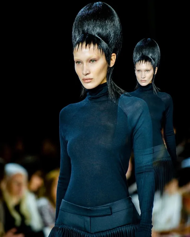 Bella Hadid for Haider Ackerman for Paris Fashion Week