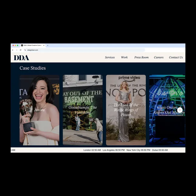 DDA Global Website