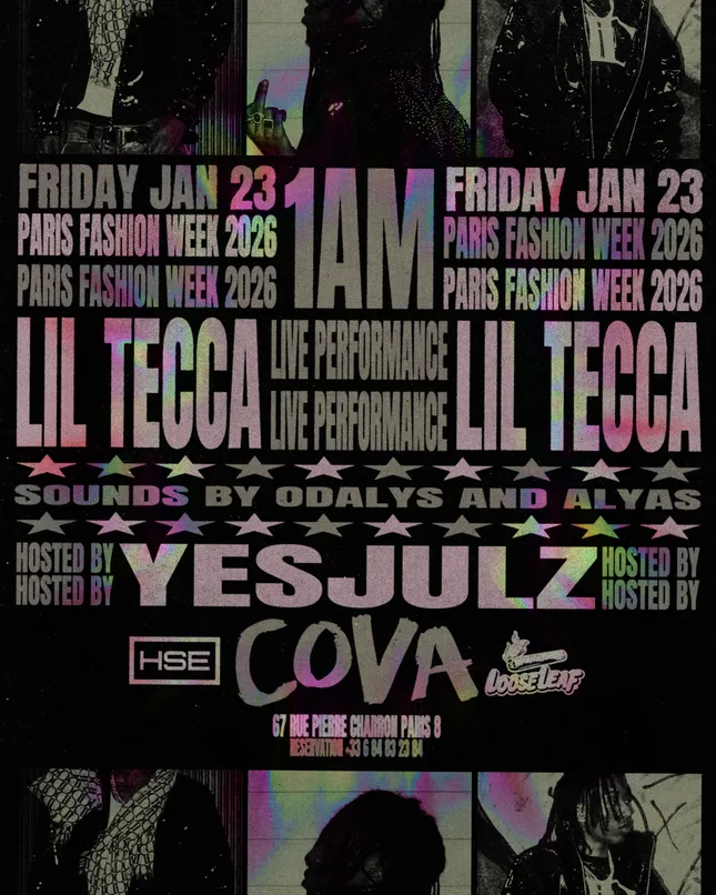 LIL TECCA / YESJULZ PFW 26 - FLYER COMISSION
