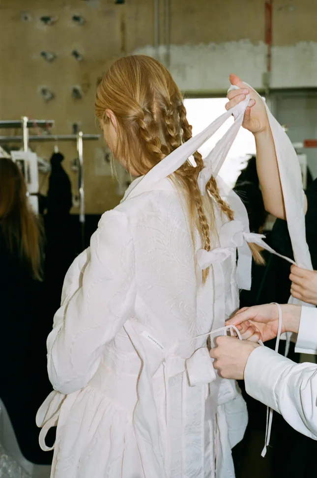Cecilie Bahnsen FW22 BTS