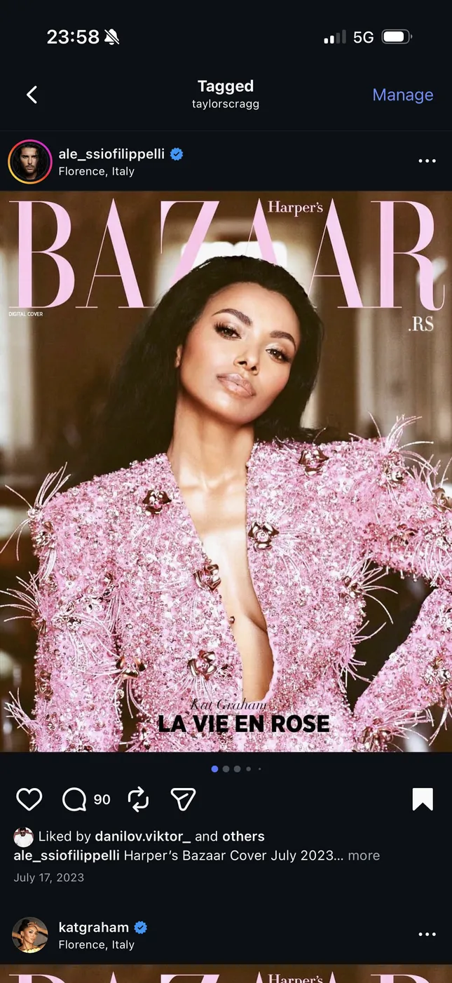 Harper’s Bazaar - Kat Graham Cover