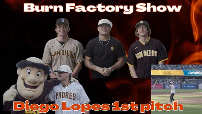 San Diego Padres x Diego Lopes (UFC 100) x Burn Factory Boys