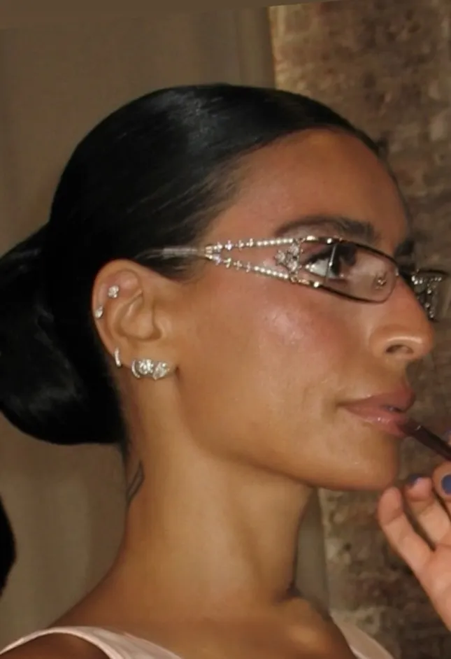 Soft glam (makeup and hair)