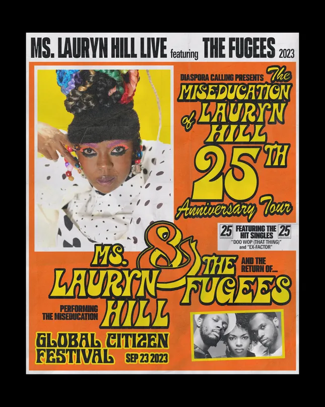 Poster design for Ms. Lauryn Hill