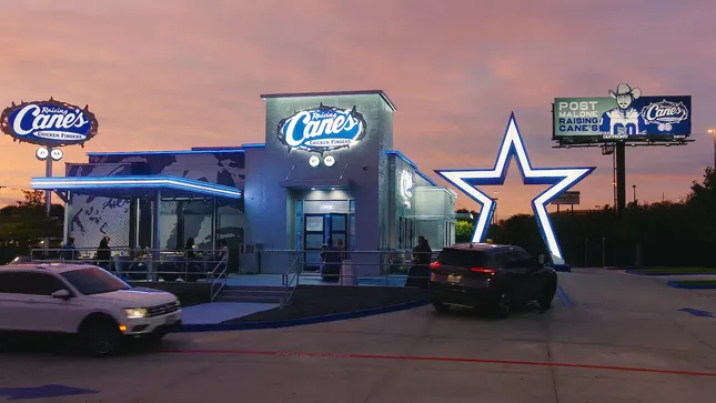 Raisin' Canes - Post Malone x Dallas Cowboys Restaurant