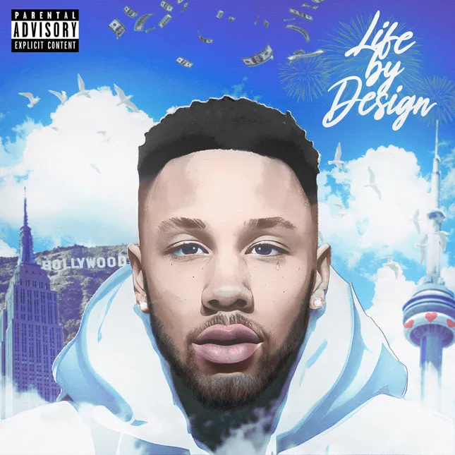 TY James “Life By Design” Official Album Cover/Tracklist Artwork