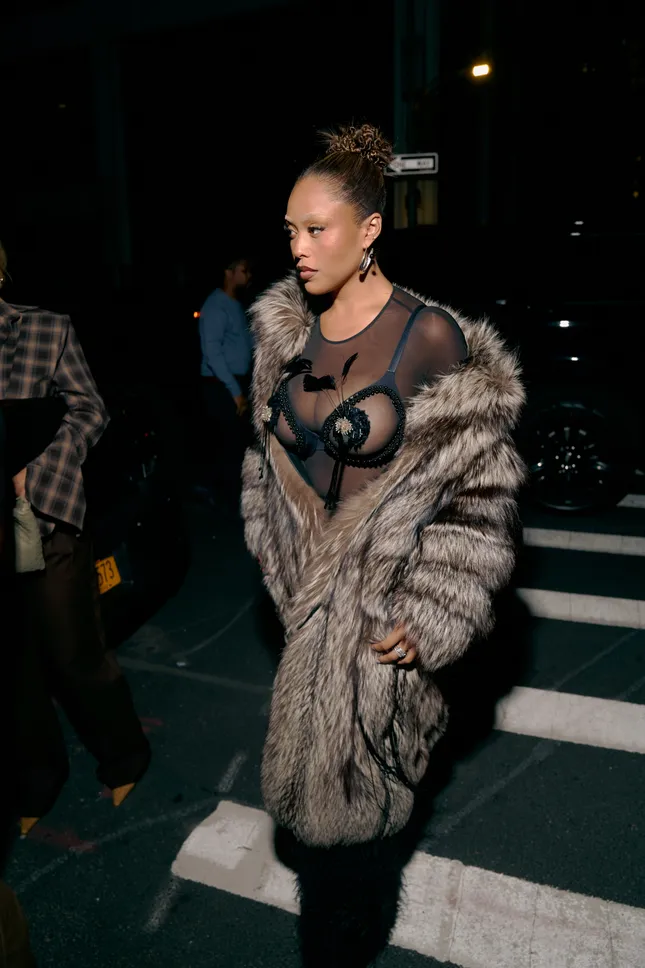 Jordyn Woods Arriving at the LUAR show for NYFW SS 2026
