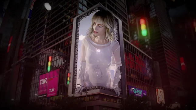 Butterfly Girl — DOOH Illusion Concept
