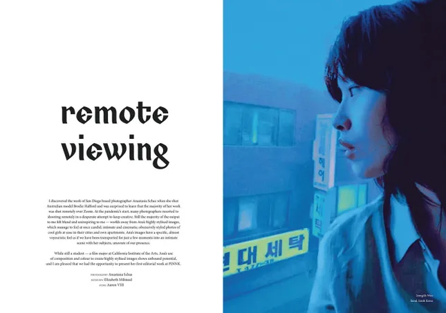 PINNK MAGAZINE ‘Remote Viewing’ Interview