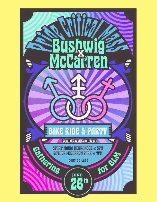 PRIDE CRITICAL MASS | FLYER