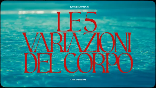 5Progress - Le 5 variazioni del corpo S/S 26