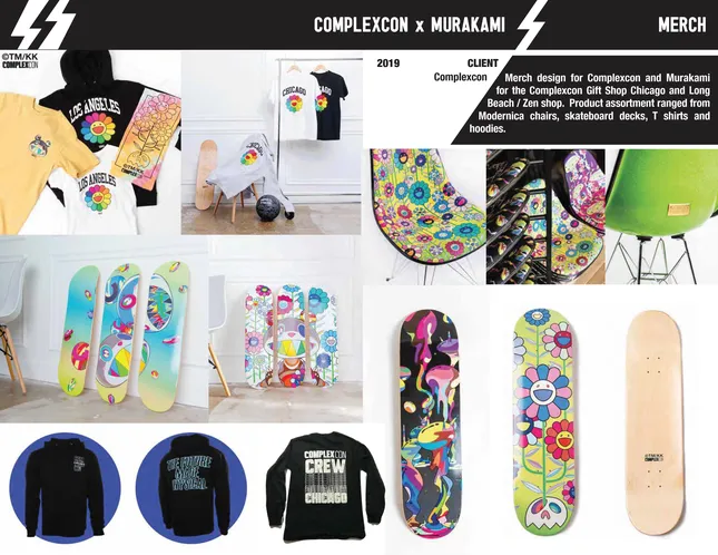 Complexcon x Murakami Takashi Merch design