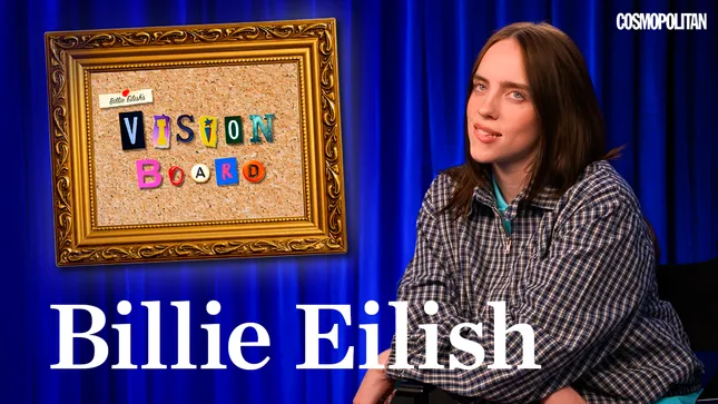 Cosmopolitan UK: Vision Board with Billie Eilish