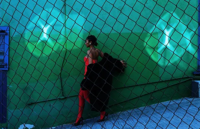 Samira in Red