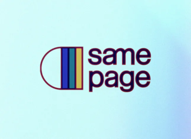 "Not a printing service" - Same Page Films Launch