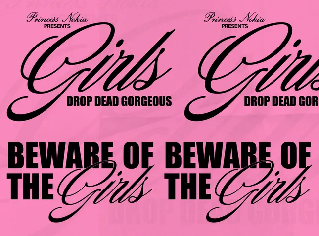 Title design Princess Nokia “Drop Dead Gorgeous”