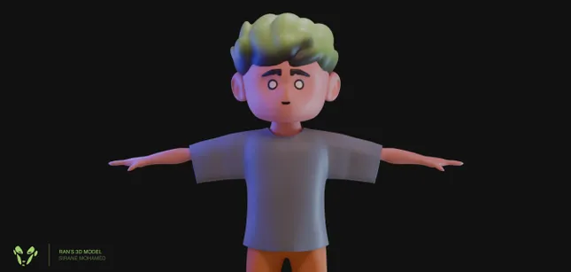 Ran - Cartoon character design
