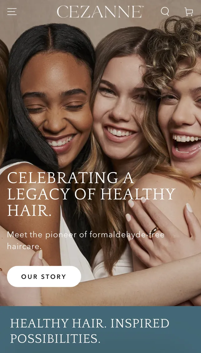 Cezanne Hair Campaign