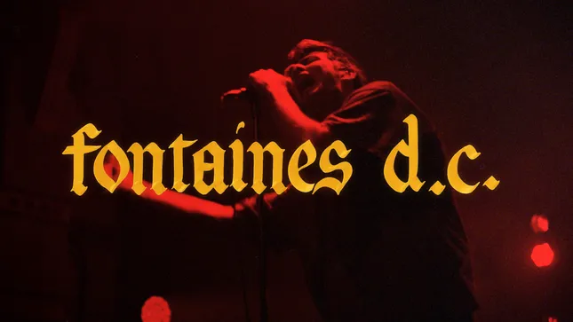 Fontaines D.C. 2022 tour promo