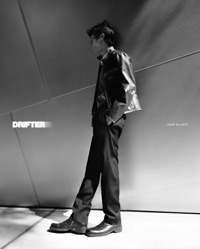 John Elliott Men's Leather Drifter Editorial