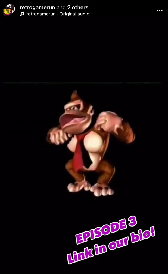 Retro Game Run Donkey Kong SNES