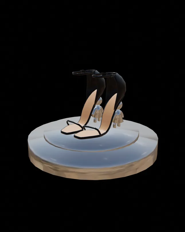 Custom High Heel 3D Render
