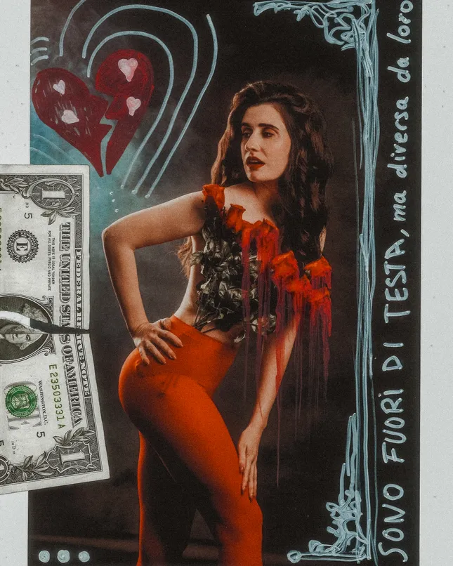 Heartbreak editorial - mixed media